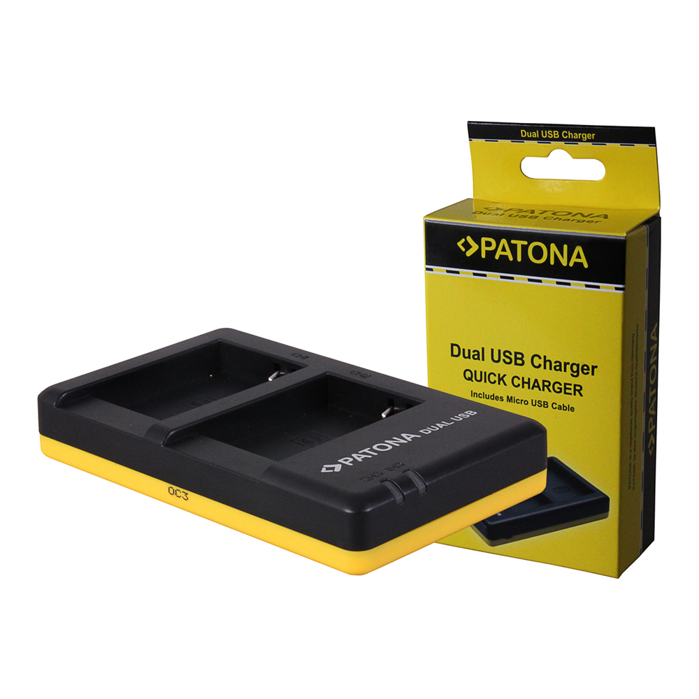 Patona PT1959 Foto Dual Quick Canon NB-10L USB Akkumulátor töltő (PT1959)