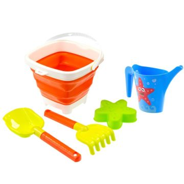 Mochtoys Homokozószett összecsukható vödörrel (12581) (12581)