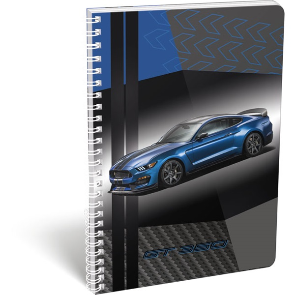 Lizzy Ford Mustang Shelby A4 kockás spirálfüzet (16417)