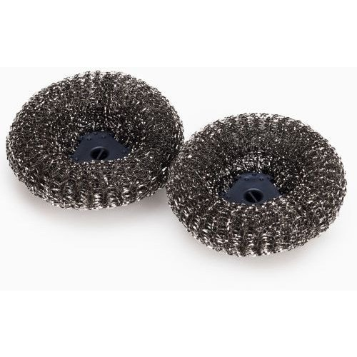 Joseph Joseph Sinktech™ Cabezal Estropajo De Acero Inoxidable (pack 2), Limpieza Profunda, Compatible Con Cepillos Sinktech, Poder Abrasivo – Gris