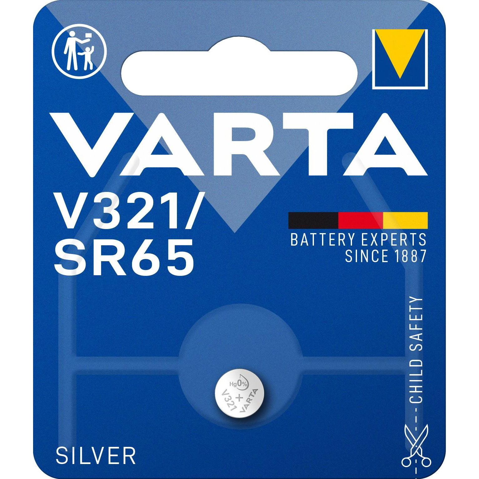 VARTA V321/SR65 Speciális ezüst-oxid elem - 1 db (321101401)