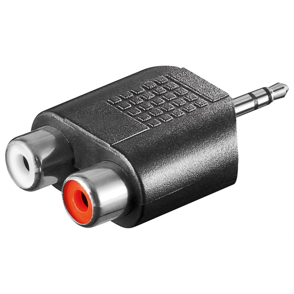 Goobay 3,5 mm Jack apa - 2 x RCA anya adapter (11604)