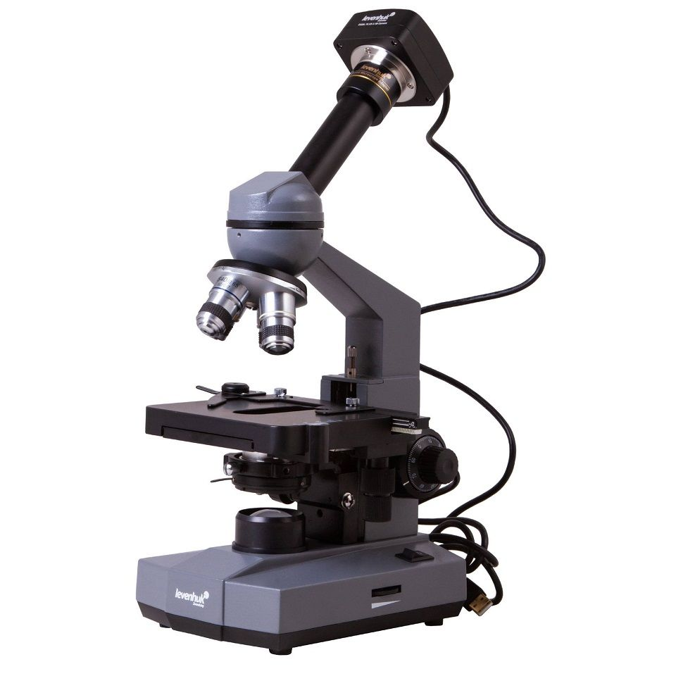 Levenhuk 40-1600X digitális monokuláris mikroszkóp kamerával LED D320 PLUS 3.1M (73796) (73796)