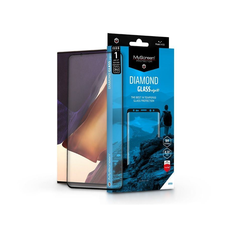 My Screen Protector Samsung N985F Galaxy Note 20 Ultra ívelt Diamond Glass Edge3D edzett üveg képernyővédő (LA-2146) (LA-2146)