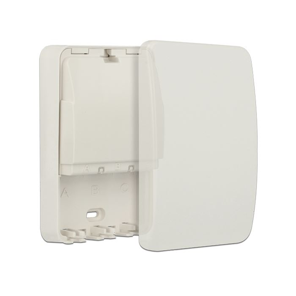 Delock Keystone Surface Mounted Box 3 Port closed (86262)