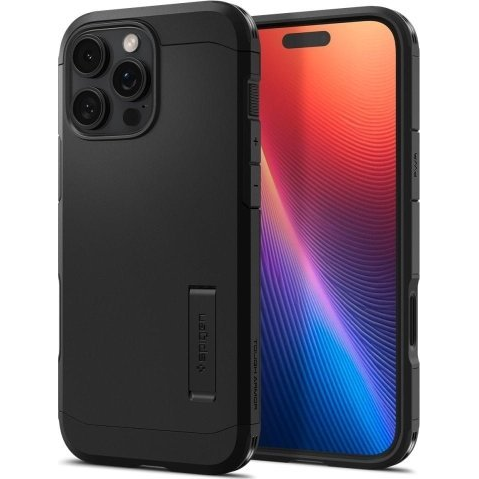 Spigen Tough Armor T MagFit Apple iPhone 16 Pro Max tok, Magsafe tok, fekete (8809971233590-ACS08503)