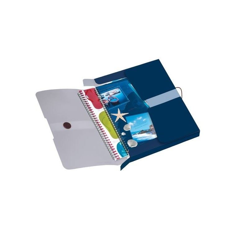 Herlitz easy orga to go GREEN füzetbox A4 kék (11279841) (he11279841)