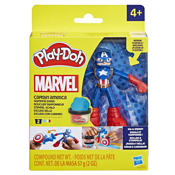 Play-Doh Marvel Captain America Stampig Shield