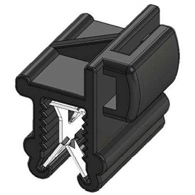 WKK 50097 Kábelkötöző 200 mm 4.80 mm Fekete Szerelés melletti kábelkötegelés, Hőstabilizált, Időjárásálló 1 db (50097)