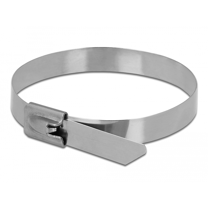 Delock Rozsdamentes acél kábelkötegelők, 200 x 7,9 mm (H x Sz), 10 darab (18771)