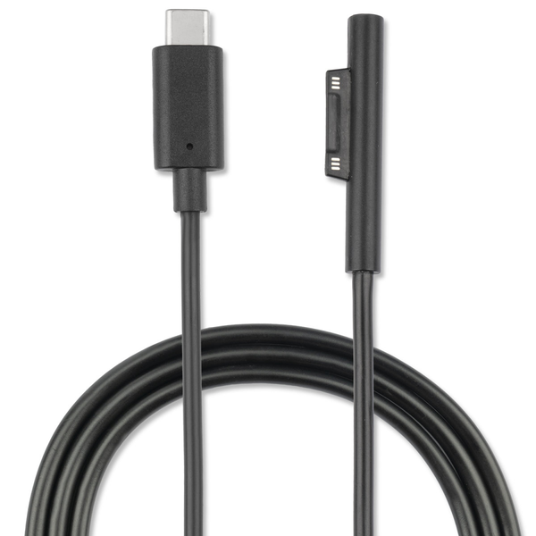 4smarts Ladekabel Micorosft Surface Connect zu USB Typ-C 5A 1m black