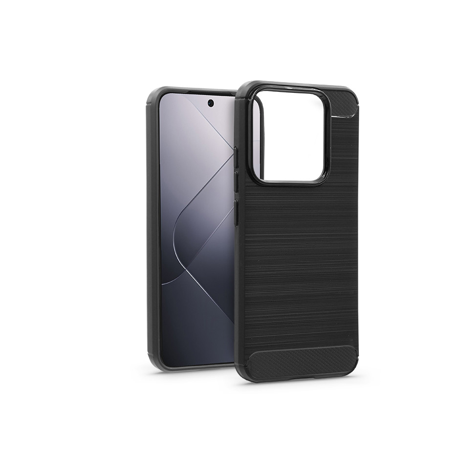 Xiaomi 14 szilikon hátlap - Carbon - fekete (HF285431)