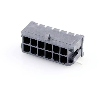 Molex Beépíthető stift sor (standard) Pólusok száma 12 Raszterméret: 3 mm 430451209 1 db Tape on Full reel (430451209)