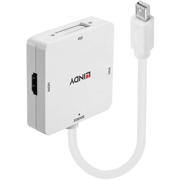 Lindy 41035 videokabel adapter 0,2 m Hvid