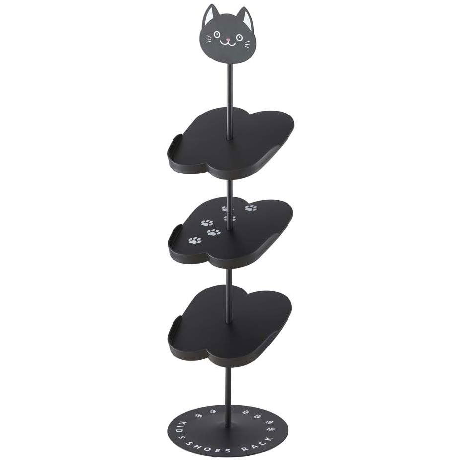 Yamazaki Cat 7964, 4 párhoz, 18 cm széles, fém/műanyag, fekete (7964)