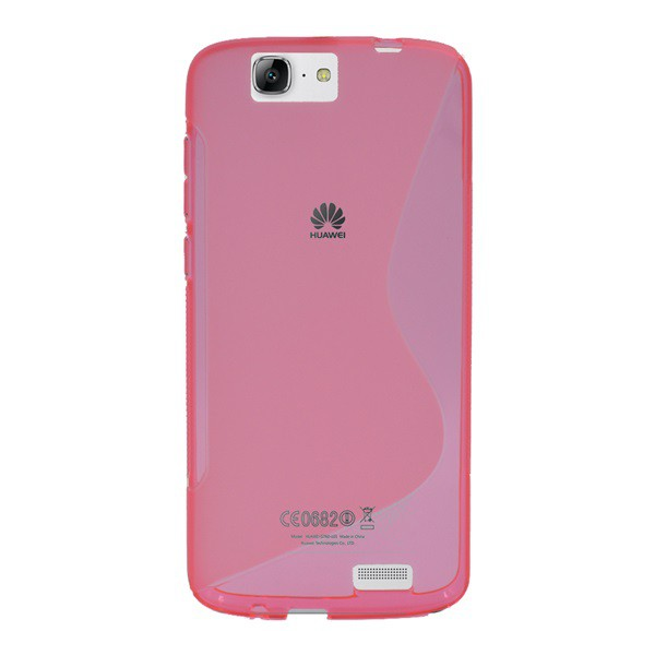 Szilikon telefonvédő (S-line) RÓZSASZÍN [Huawei Ascend G7] (5996457502660)