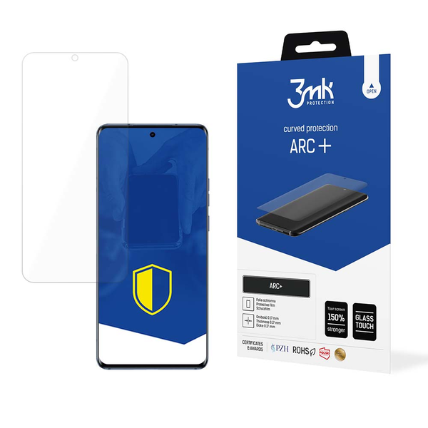 3mk ARC+ Motorola Edge 40 Edzett üveg kijelzővédő