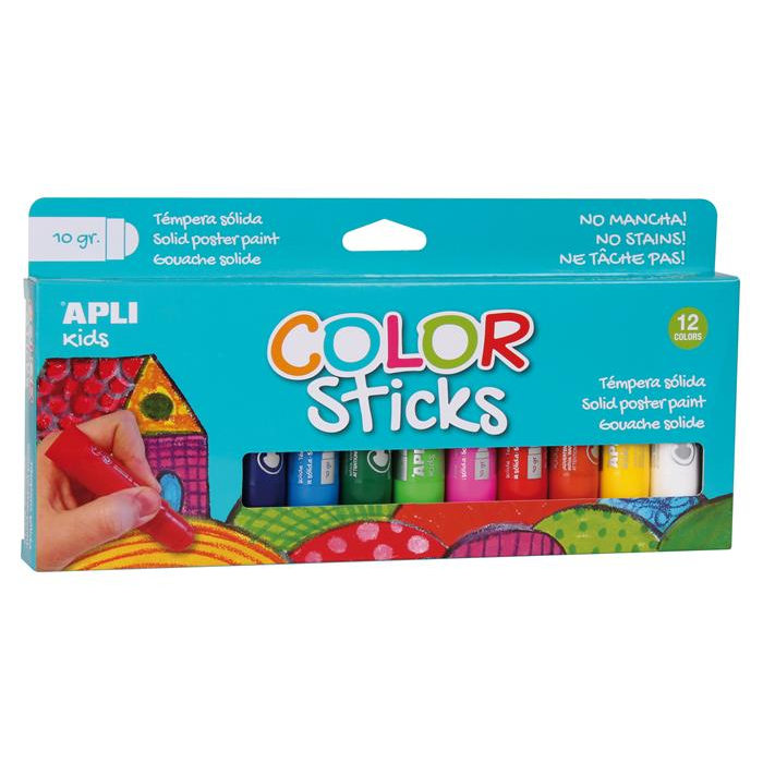 Apli Kids 12 darabos tempera stift készlet - 12 színű (14228)