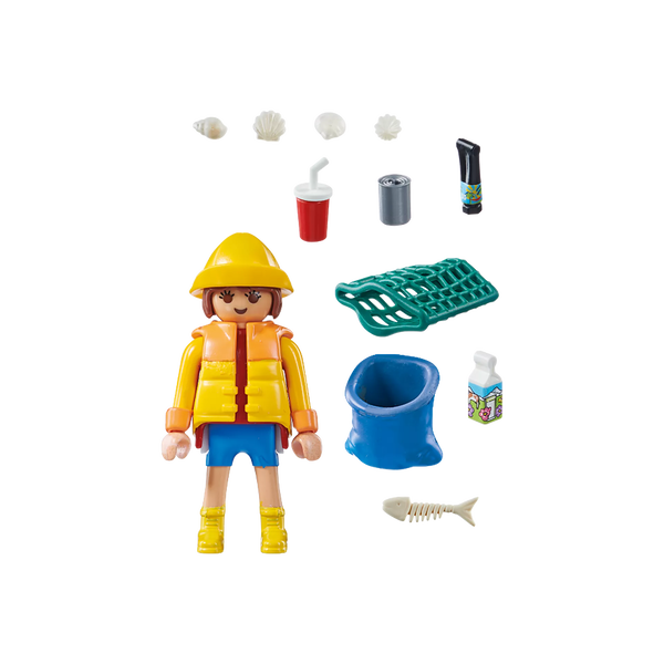 PLAYMOBIL Voluntario en Recogida de Residuos +4 años - 71163