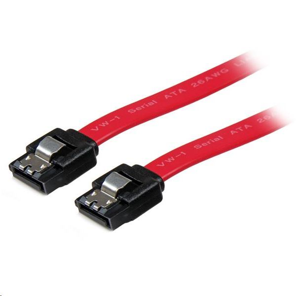 StarTech.com LSATA6 SATA-kabel 0,1524 m Rød