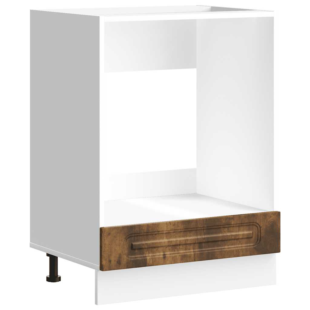 Kalmar füstös tölgy színű szerelt fa sütőszekrény (853522)