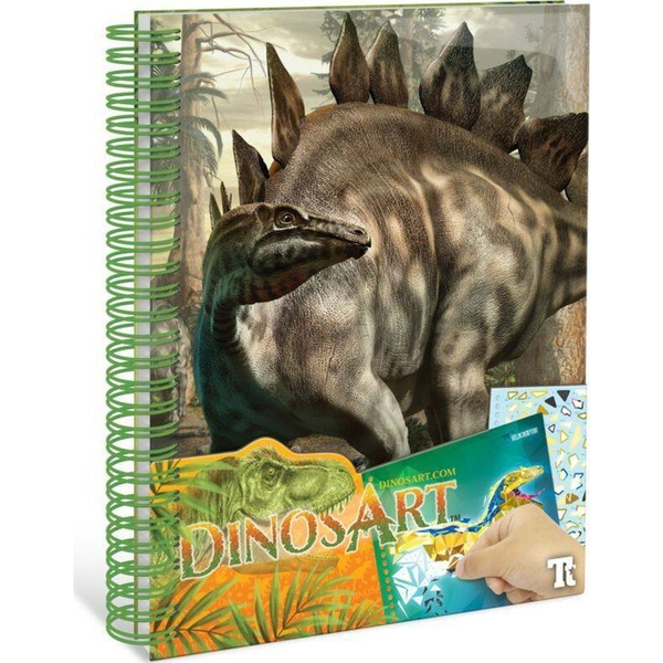 DinosArt Matricázz szám szerint Dinó képkészítő kreatív füzet (15202)