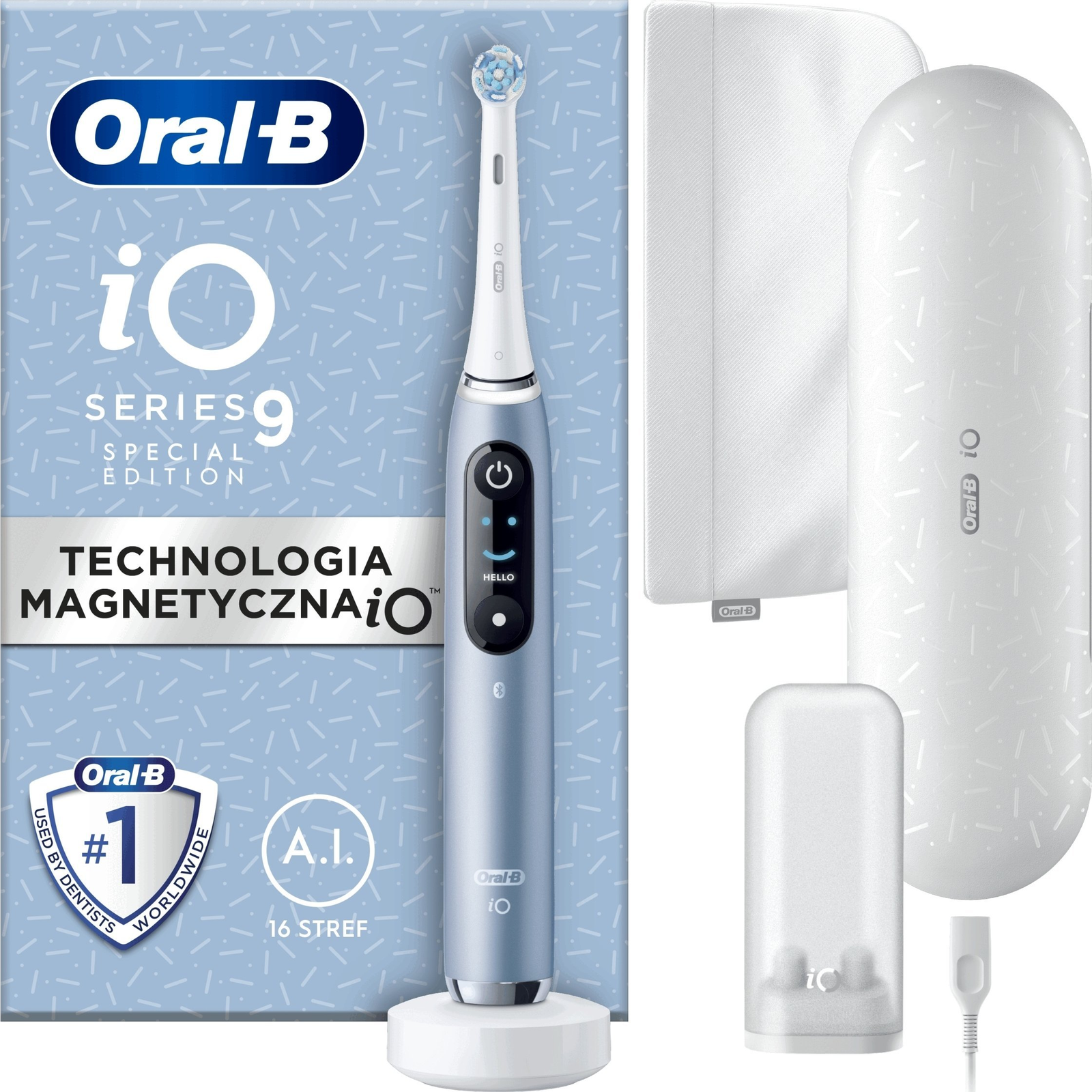 Oral-B iO Series 9 Special Edition Aqua Marine elektromos fogkefe
