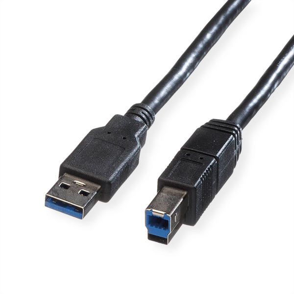 Roline USB 3.0 A-B Összekötő kábel 1.8m (11.02.8870)