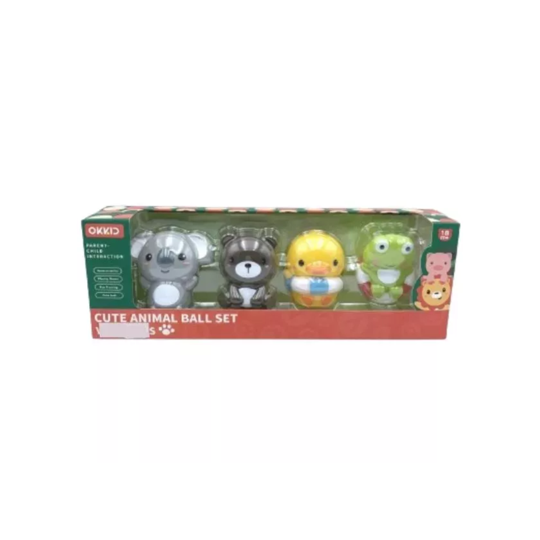 Okkid 4 darabos spriccelő Fürdő állatkák fürdőjáték szett (GJ1649)