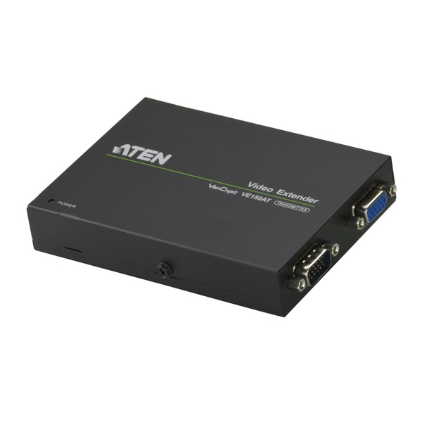 ATEN VE150A extensor audio/video Transmisor y receptor de señales AV Negro