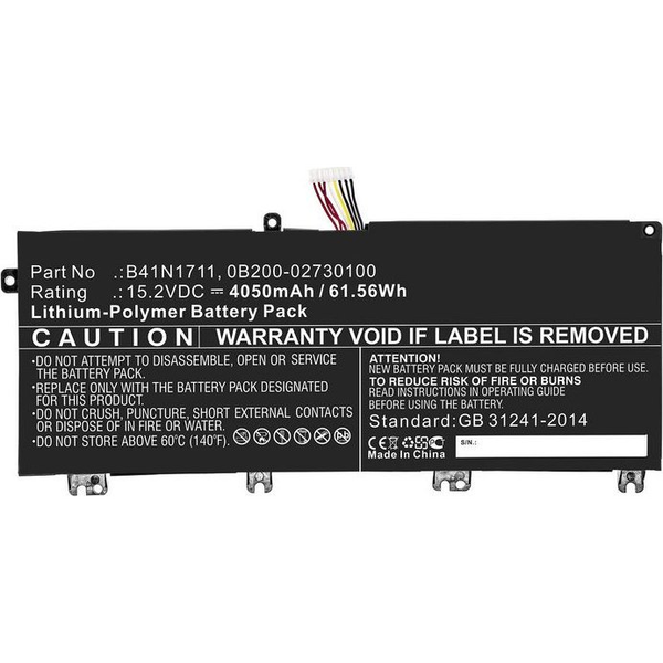 CoreParts MBXAS-BA0230 laptop reservedel Batteri