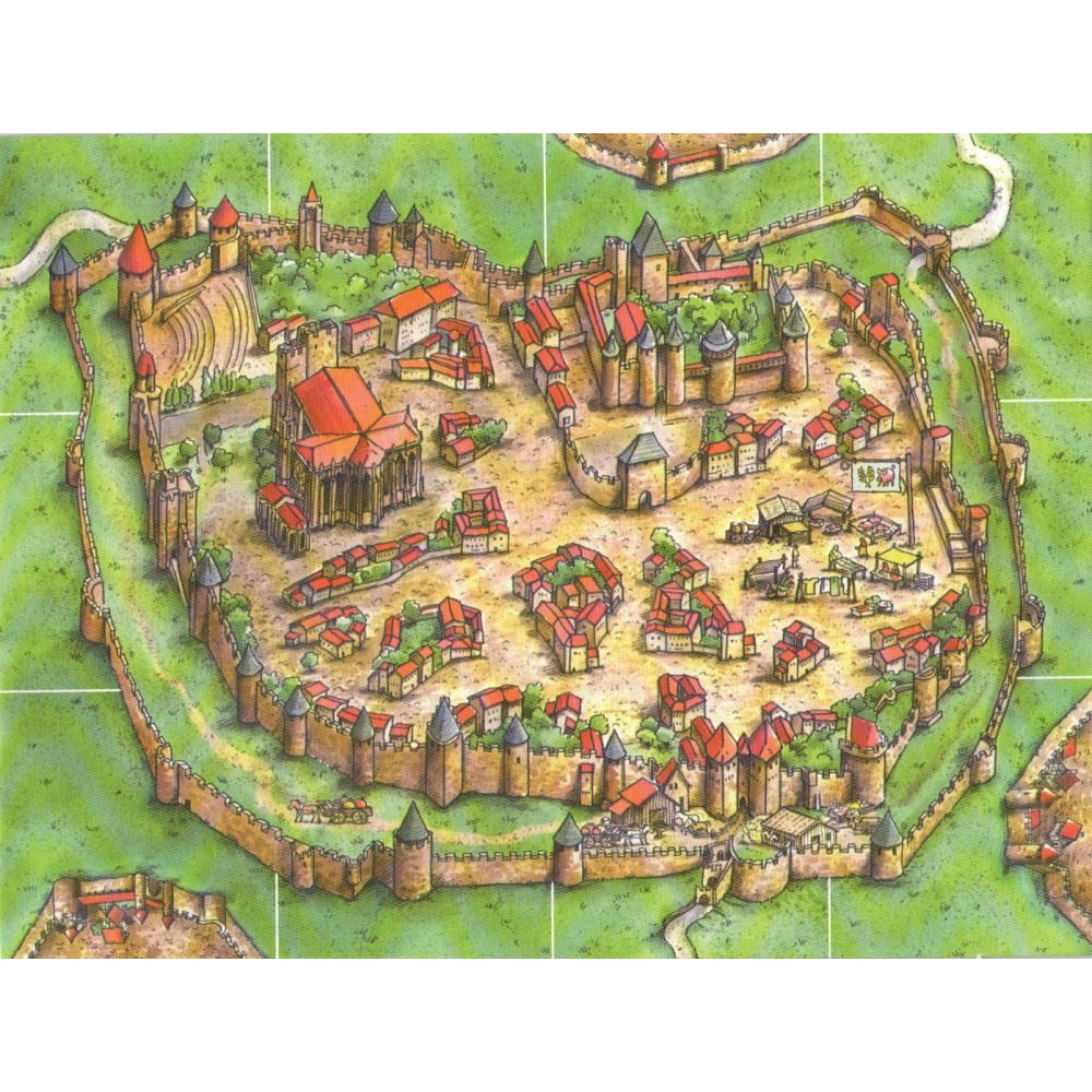 Hans im Glück Carcassonne - starting city német nyelvű kiegészítő (19599183) (HIG19599183)