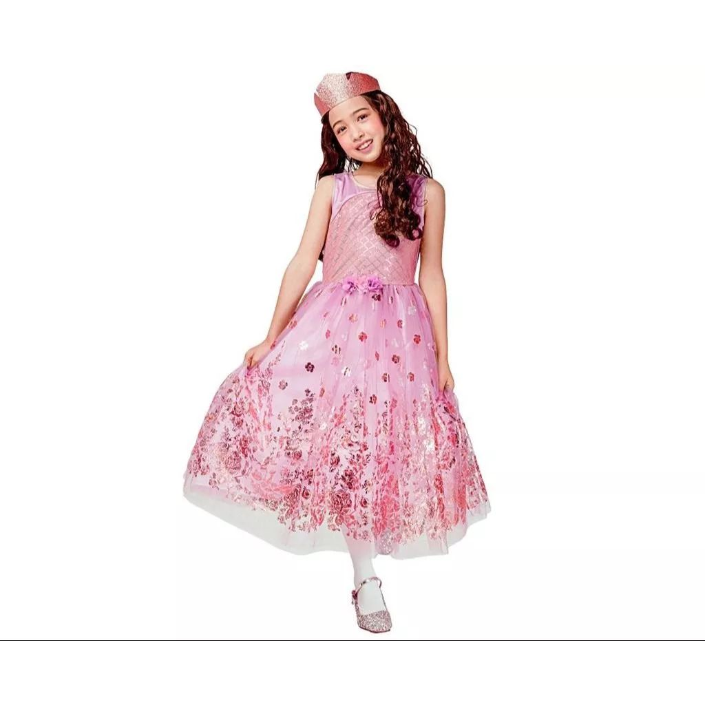 Godan Rózsahercegnő jelmez lányoknak - 120-130 cm (KZ12)