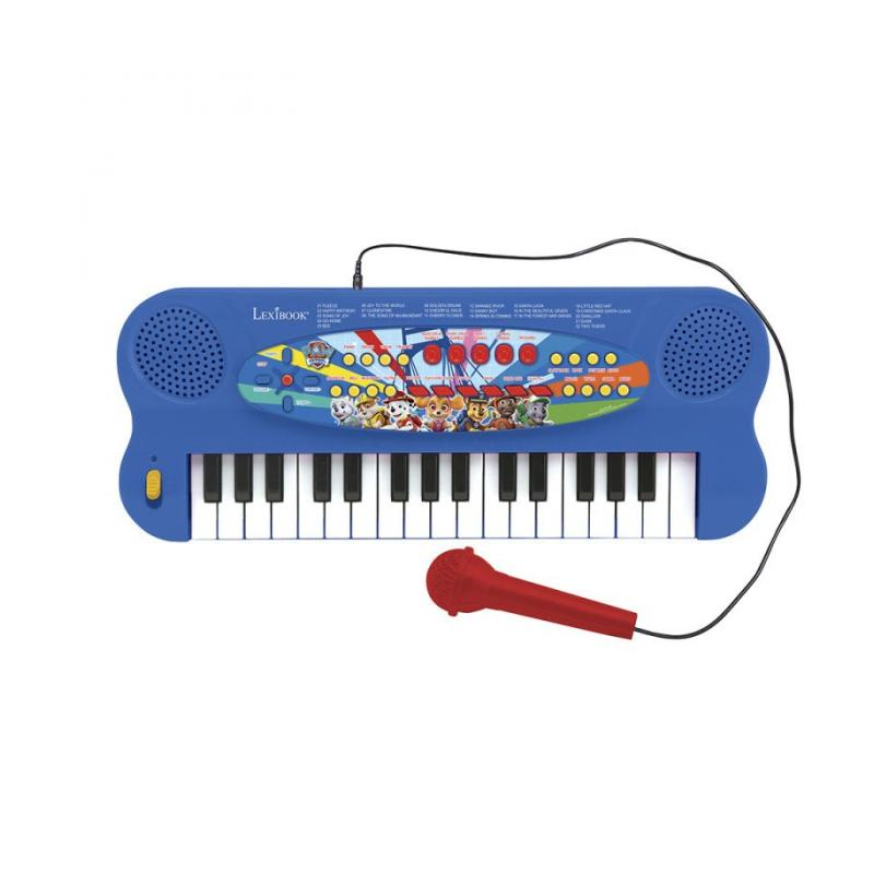 Lexibook: Mancs Őrjárat Elektromos 32 billentyűs zongora mikrofonnal (K703PA)