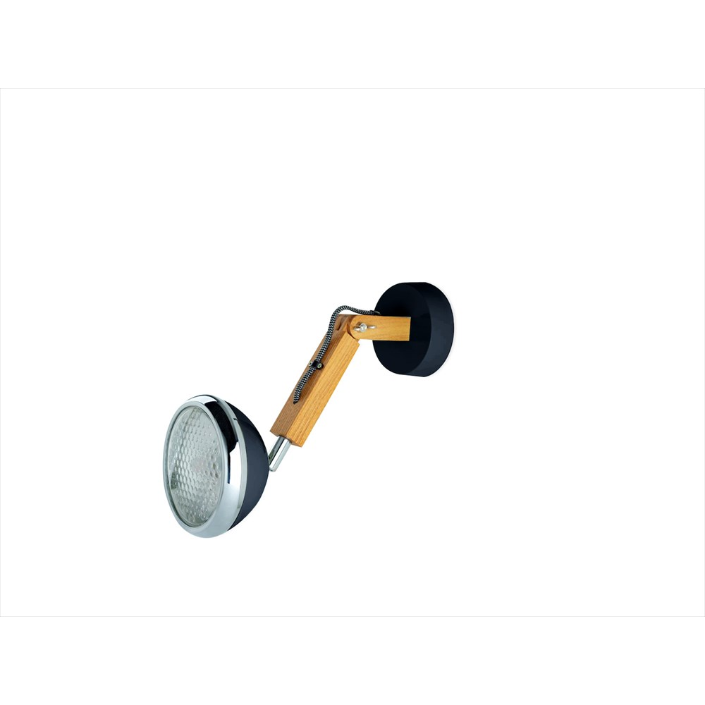 Piffany Copenhagen Mr. Wattson Fali lámpa - Fekete (WL-SWR-FB)