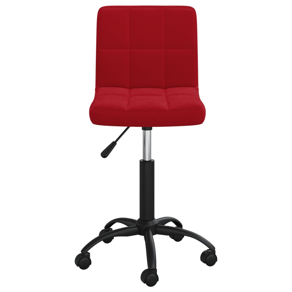 bordó bársony forgó étkezőszék (3087602)