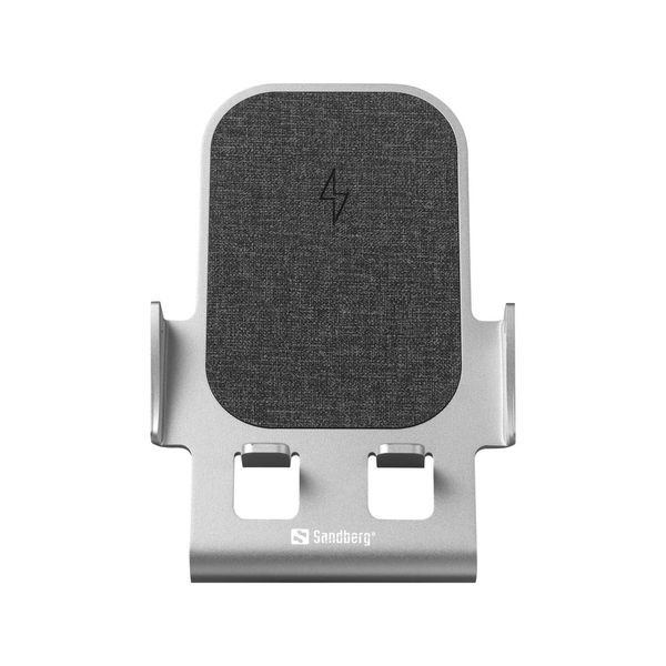 Sandberg 441-51 mobiltelefon töltő Okostelefon Szürke USB Vezeték nélkül tölthető Gyorstöltés Beltéri