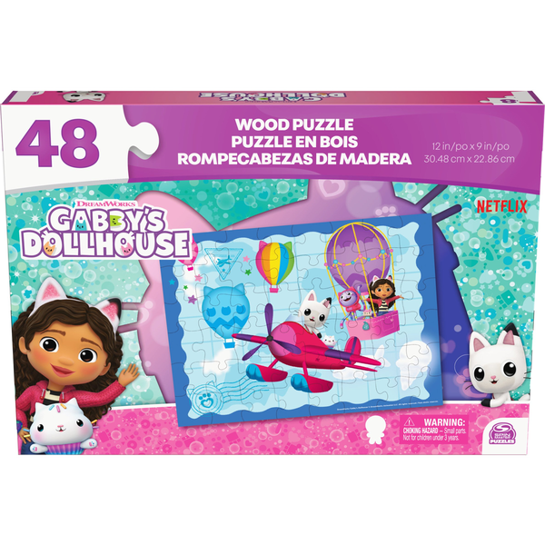 Games KPZ KPL Gabbys Dollhouse1 WdPz F23 GML Legpuzzel 48 stuk(s) Stripfiguren