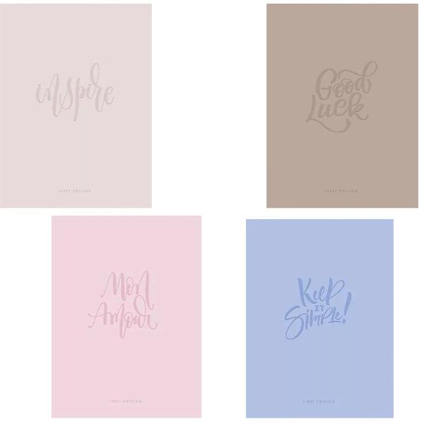 Shkolyaryk Words 48 lapos A5 négyzetrácsos füzet - Többfajta (A5-048-5204K)