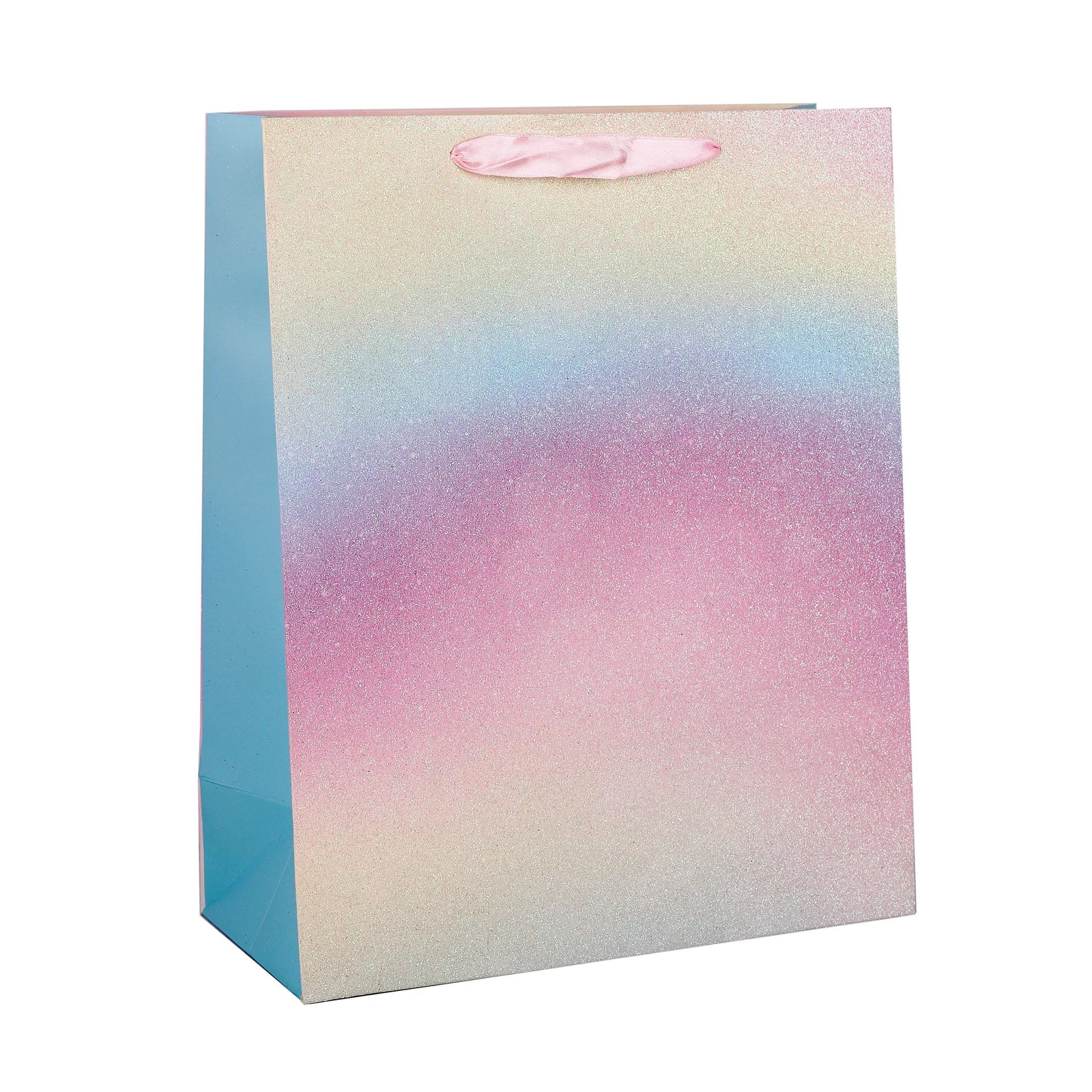 Ajándéktasak 26x32cm Glitteres szivárványos (1db) (339511)