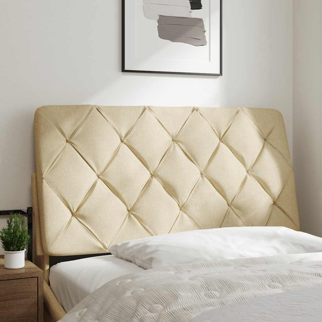 krémszínű szövet fejtámla párna 100 cm (4019210)