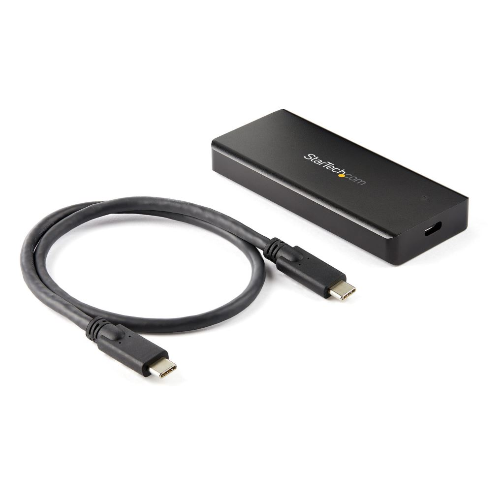 StarTech.com M2E1BRU31C tárolóegység burkolat Külső SSD ház Fekete M.2 (M2E1BRU31C)
