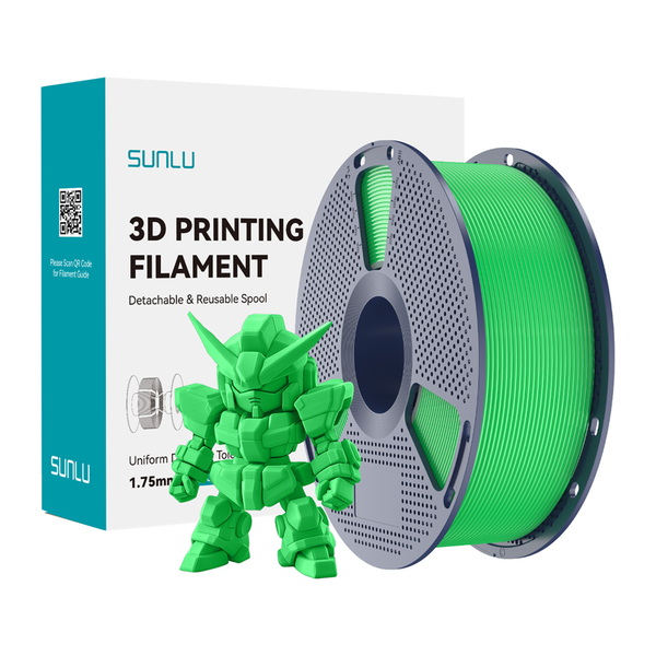 SUNLU PLA+ 2.0 filament zöld 175 mm ±002 mm PLA+ 2.0 G