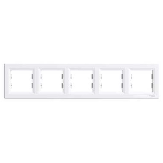 SCHNEIDER EPH5800521 ASFORA Vízszintes, fehér 5-ös keret