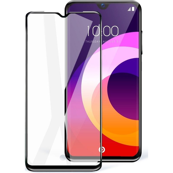 Samsung Galaxy A71/A71 5G Full Glue Ceramic hajlított tempered glass kijelzővédő üvegfólia, fekete