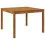 Set de dining pentru grădină 3 piese din poli rattan negru și acacia