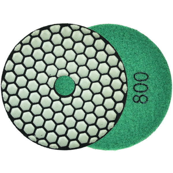 Geko Tarcza polerska do szlifowania gresu na sucho 100mm GR800 (25/250)