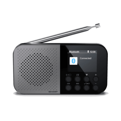 Sharp DR-P520 Osaka hordozható rádió - Fekete (DR-P520)