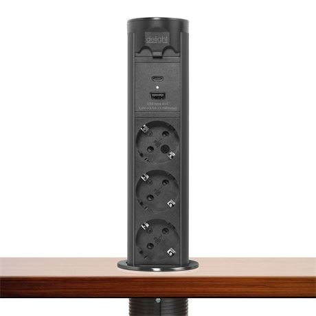 Delight rejtett elosztó 3 aljzat (20453B) (20453B)