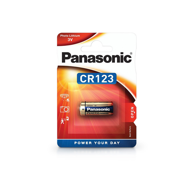 Panasonic CR123 lithium fotó elem - 3V - 1 db/csomag